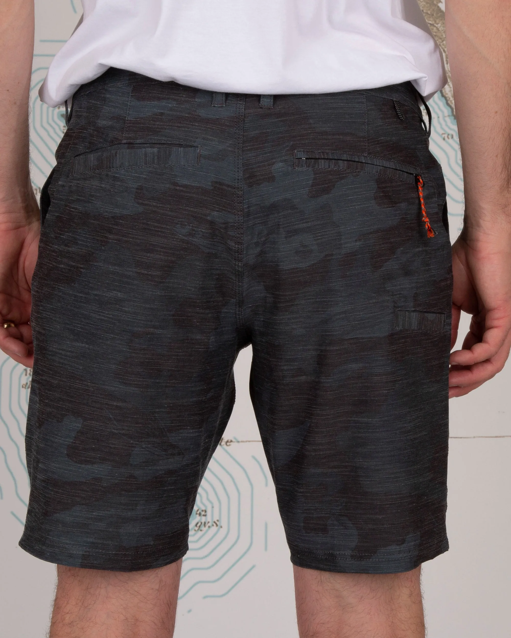 Drifter 19" Black Camo Hybrid Walkshort