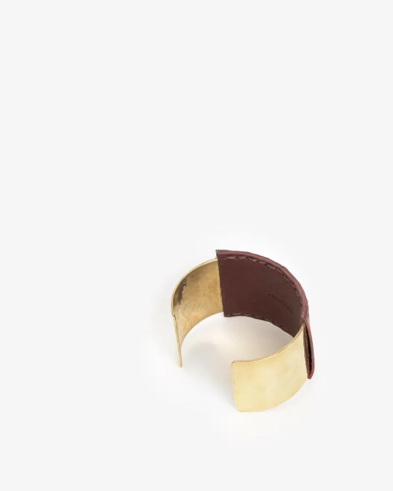 Dune Cuff in Oxblood