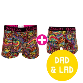 Enchanted Dad & Lad Bundle - Mens Boxer Shorts & Kids Boxer Shorts Bundle