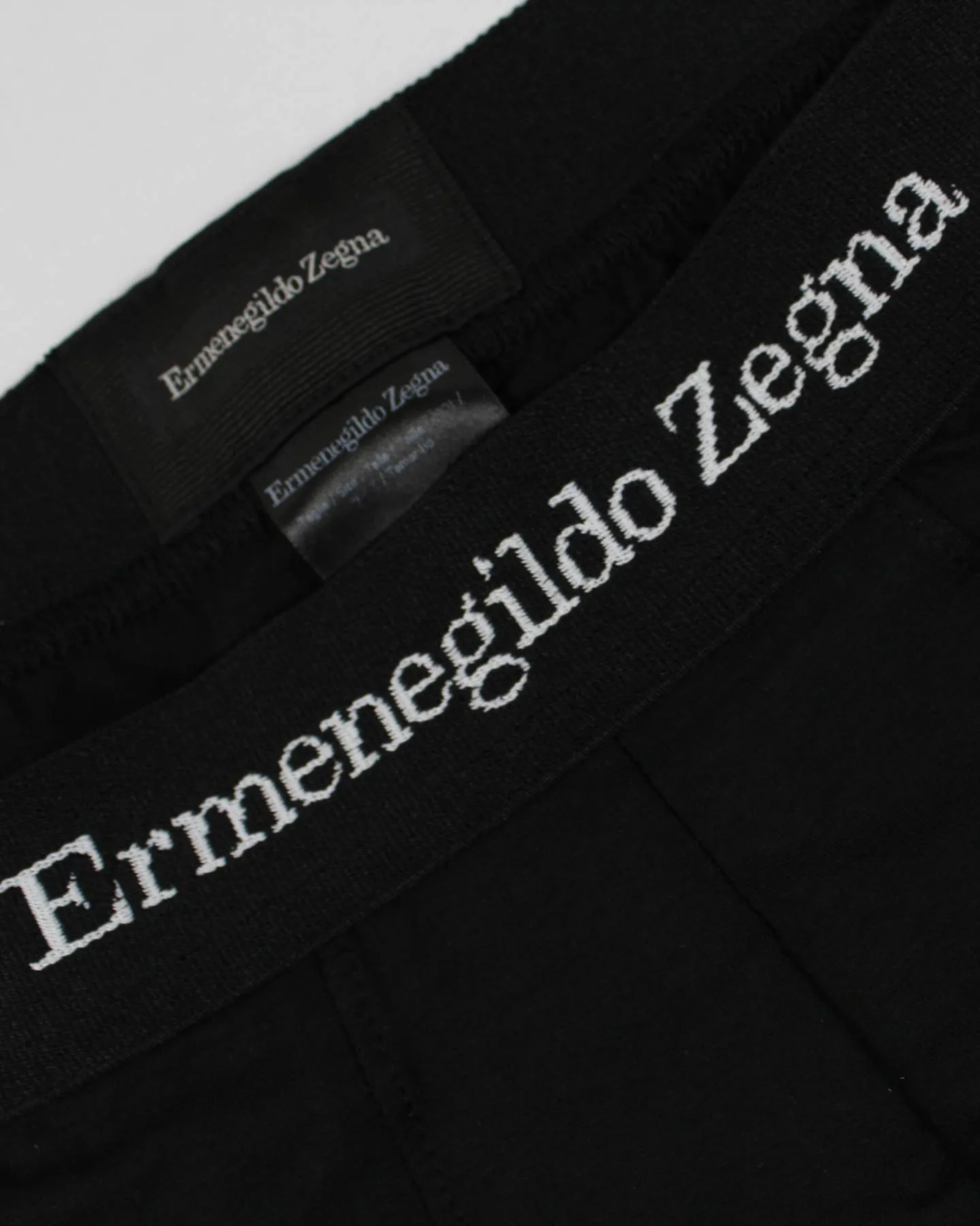 Ermenegildo Zegna Boxer Brief Black Men Underwear Stretch Cotton XXXL