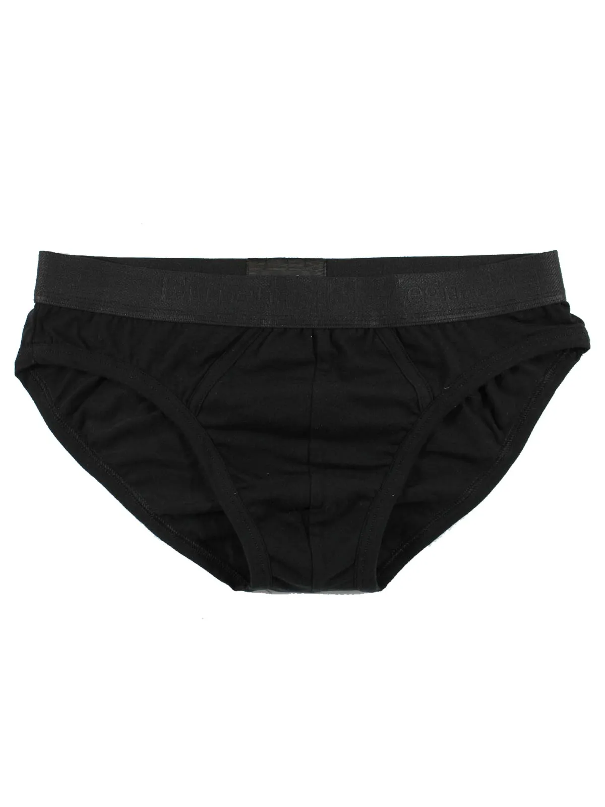 Ermenegildo Zegna Underwear Black Stretch XXL Cotton Midi Brief 2 Pack