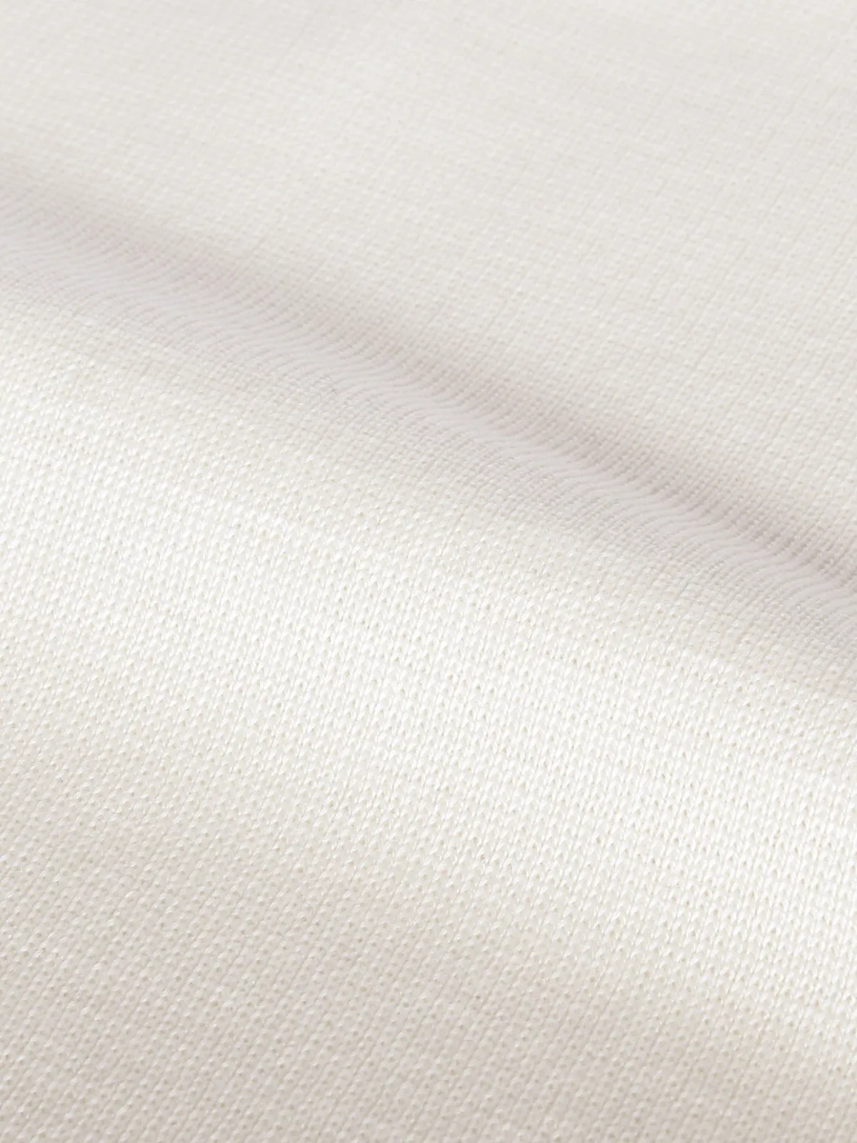 Extrafine Merino Knitted Shirt Ivory