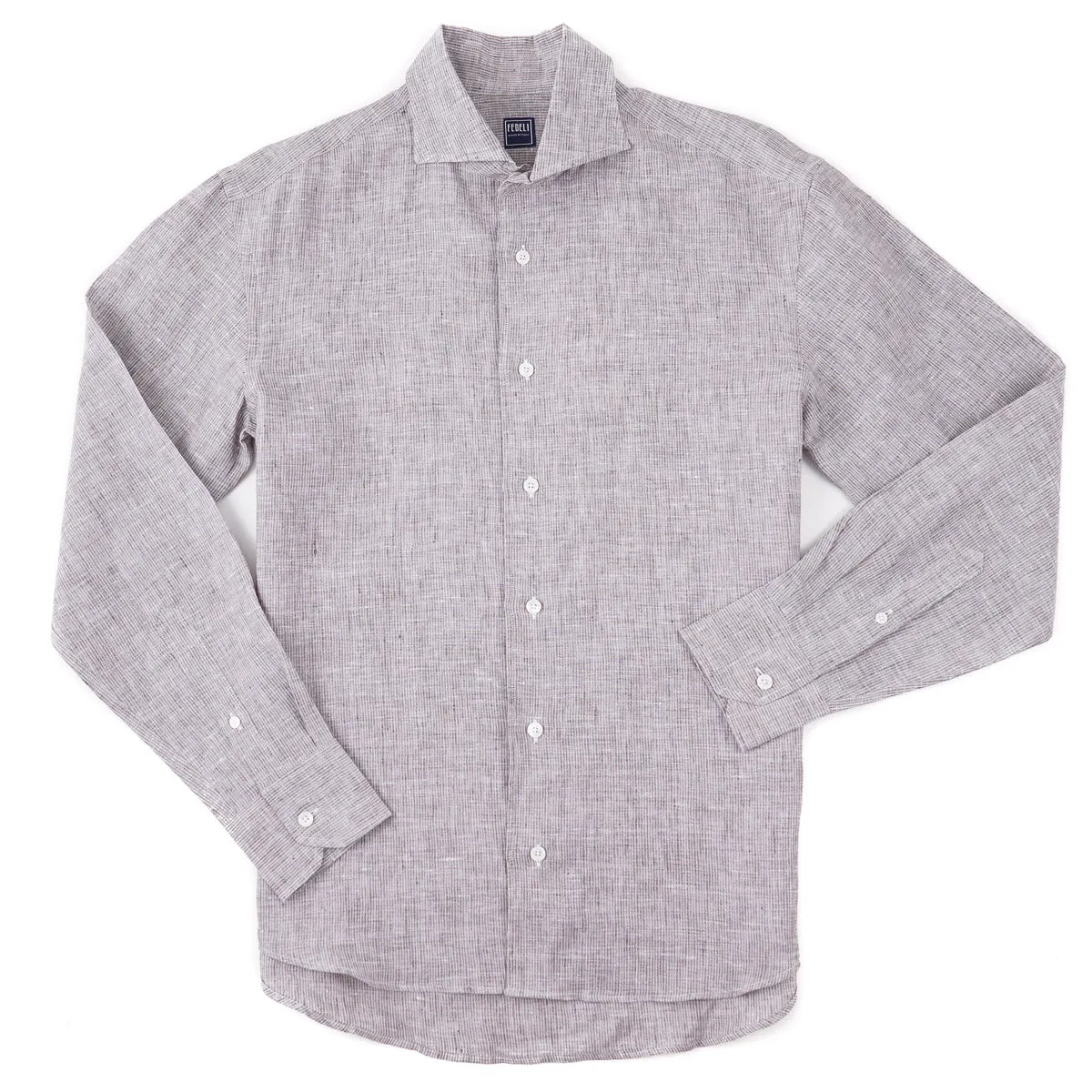 Fedeli 'Roby' Slim-Fit Linen Shirt