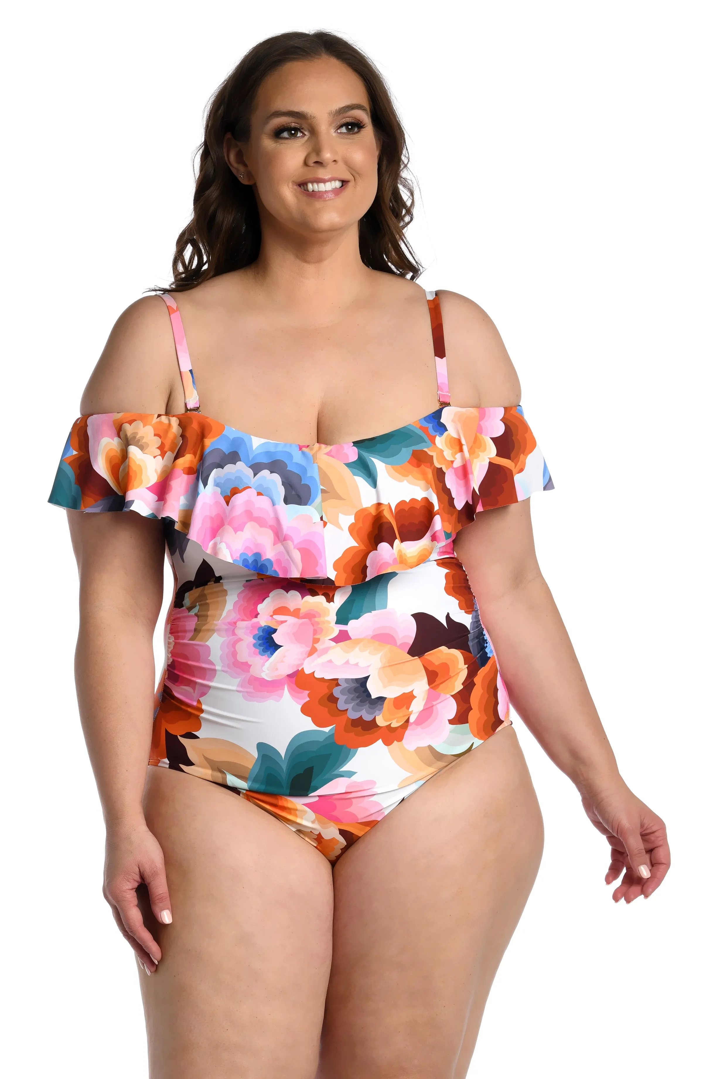 Floral Off The Shoulder One Piece