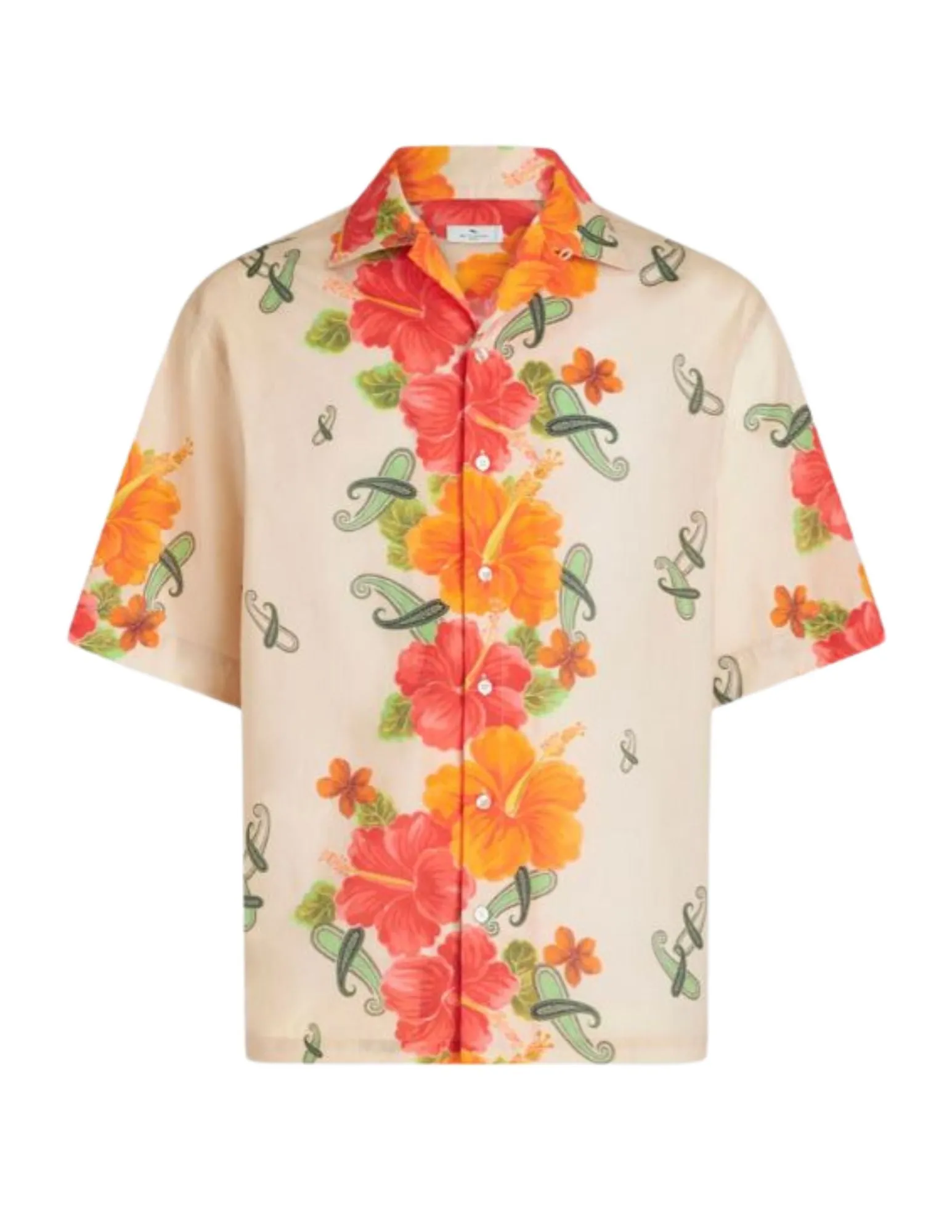 Floral Paisley Bowling Shirt