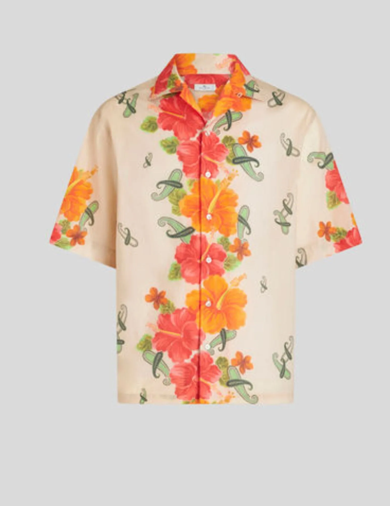 Floral Paisley Bowling Shirt