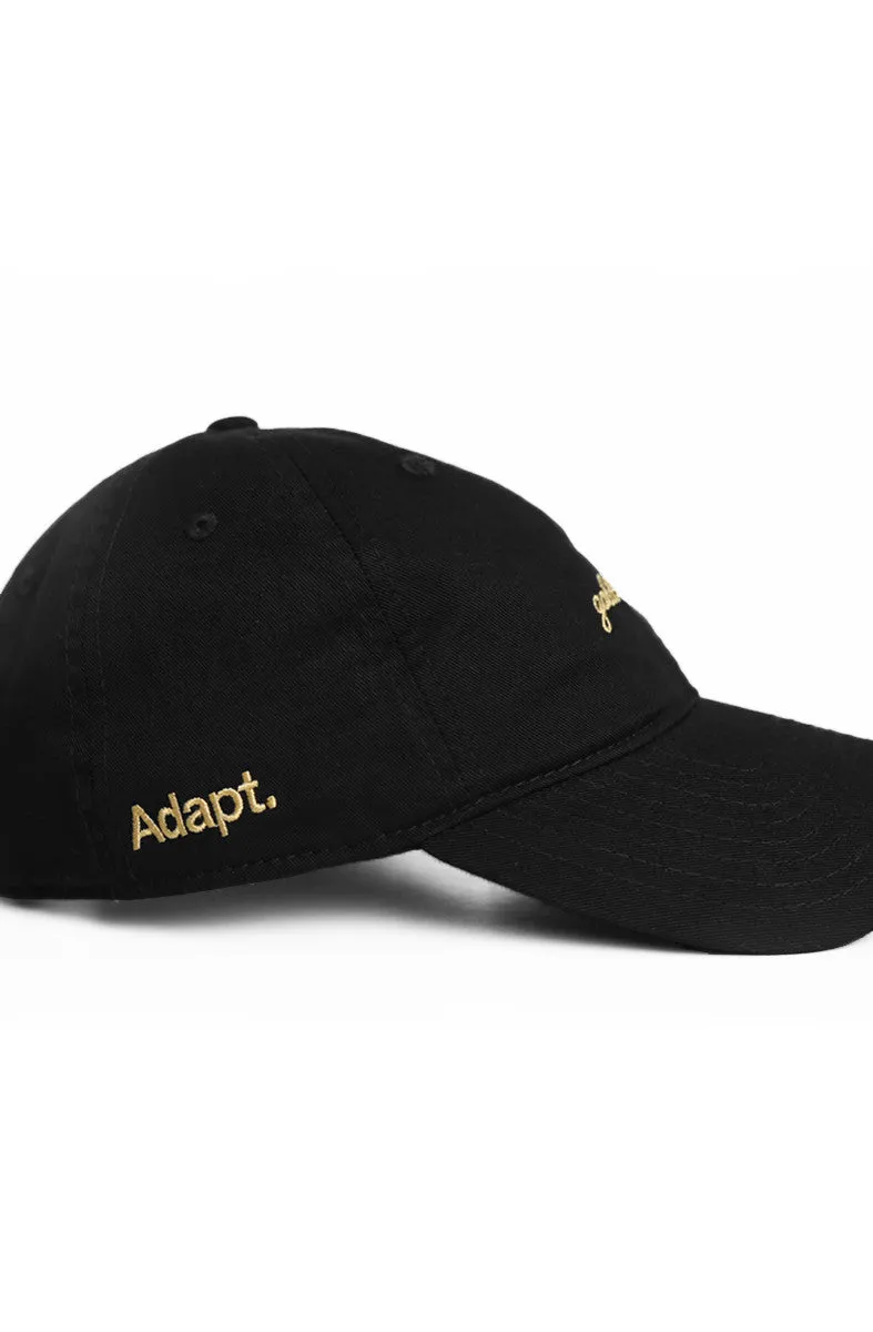 Gold Blooded (Black Low Crown Cap)