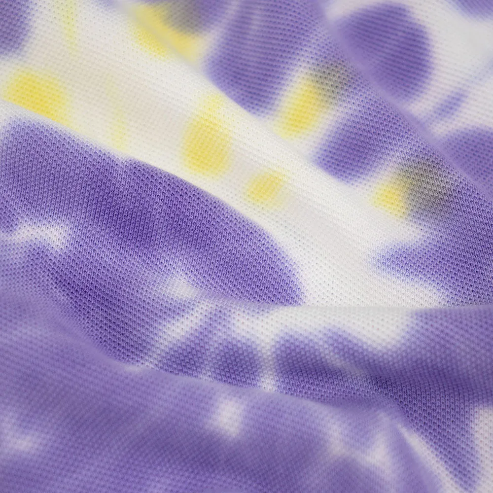 Grateful Dead | Cotton Polo | Tie Dye with Purple Bear