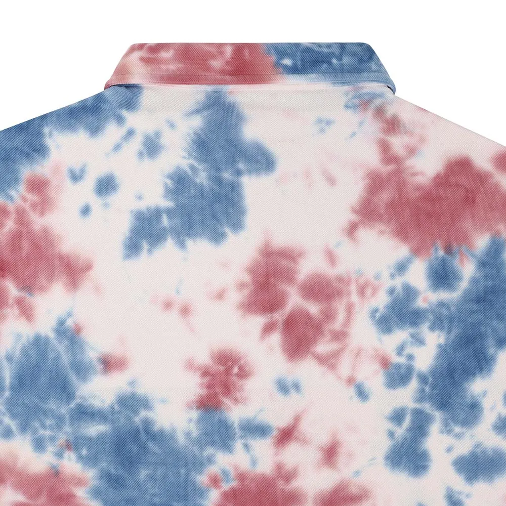 Grateful Dead | Pique Polo | Red White and Blue Stealie