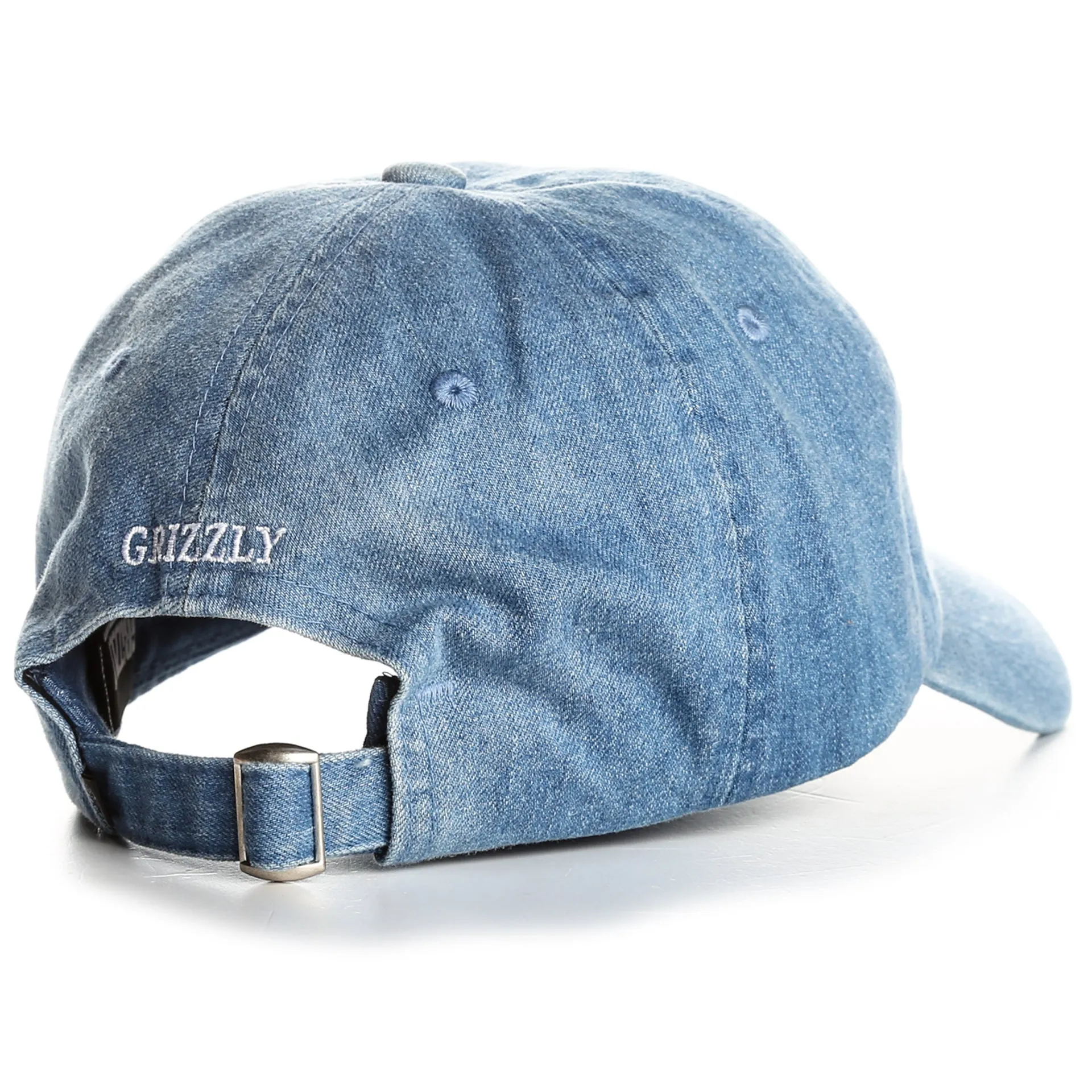 Grizzly Late To The Game Strapback Hat - Denim