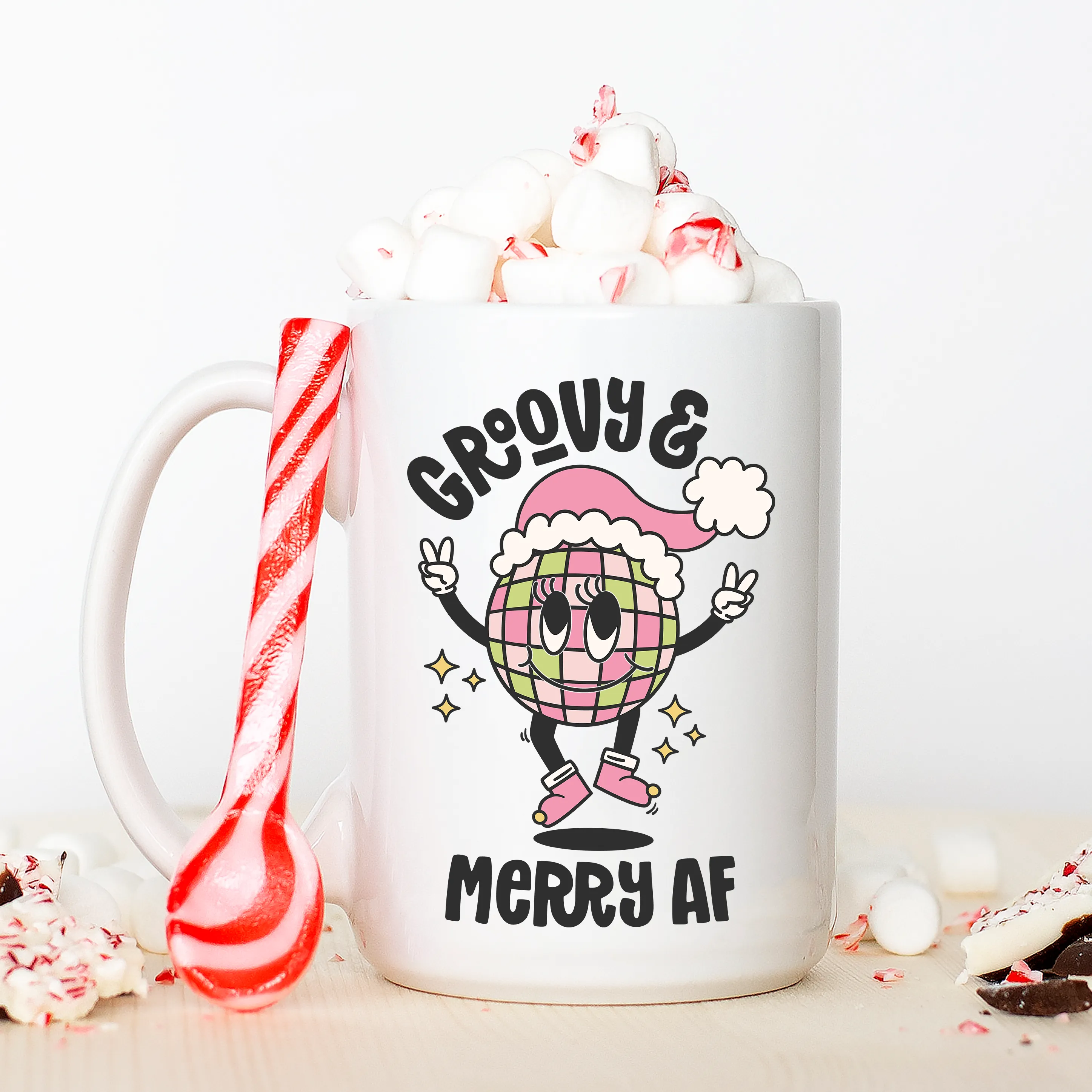 Groovy and Merry Mug