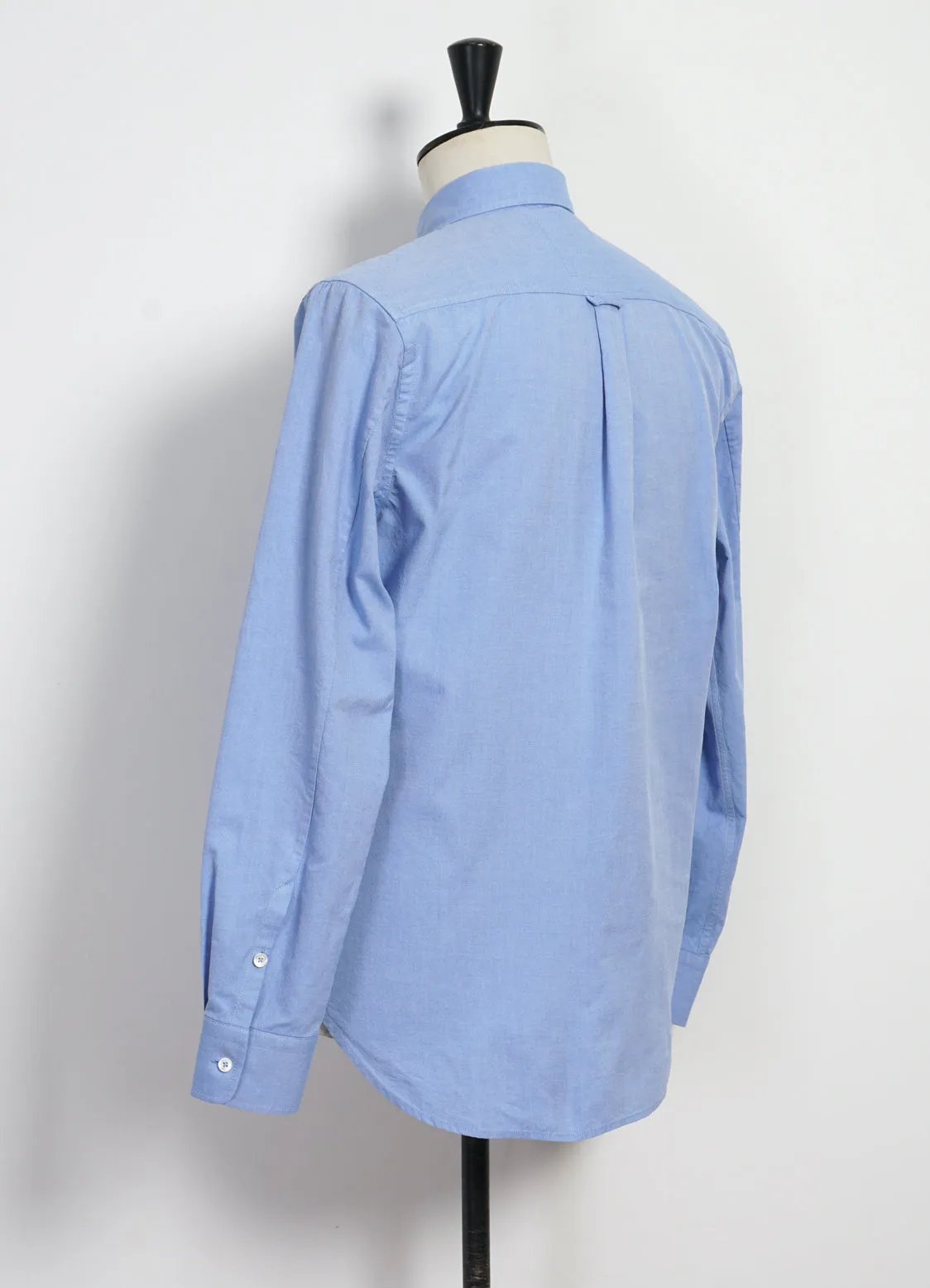 HAAKON | Hidden Button Down Shirt | Blue