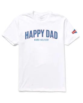 Happy Dad Arch Tee (White)