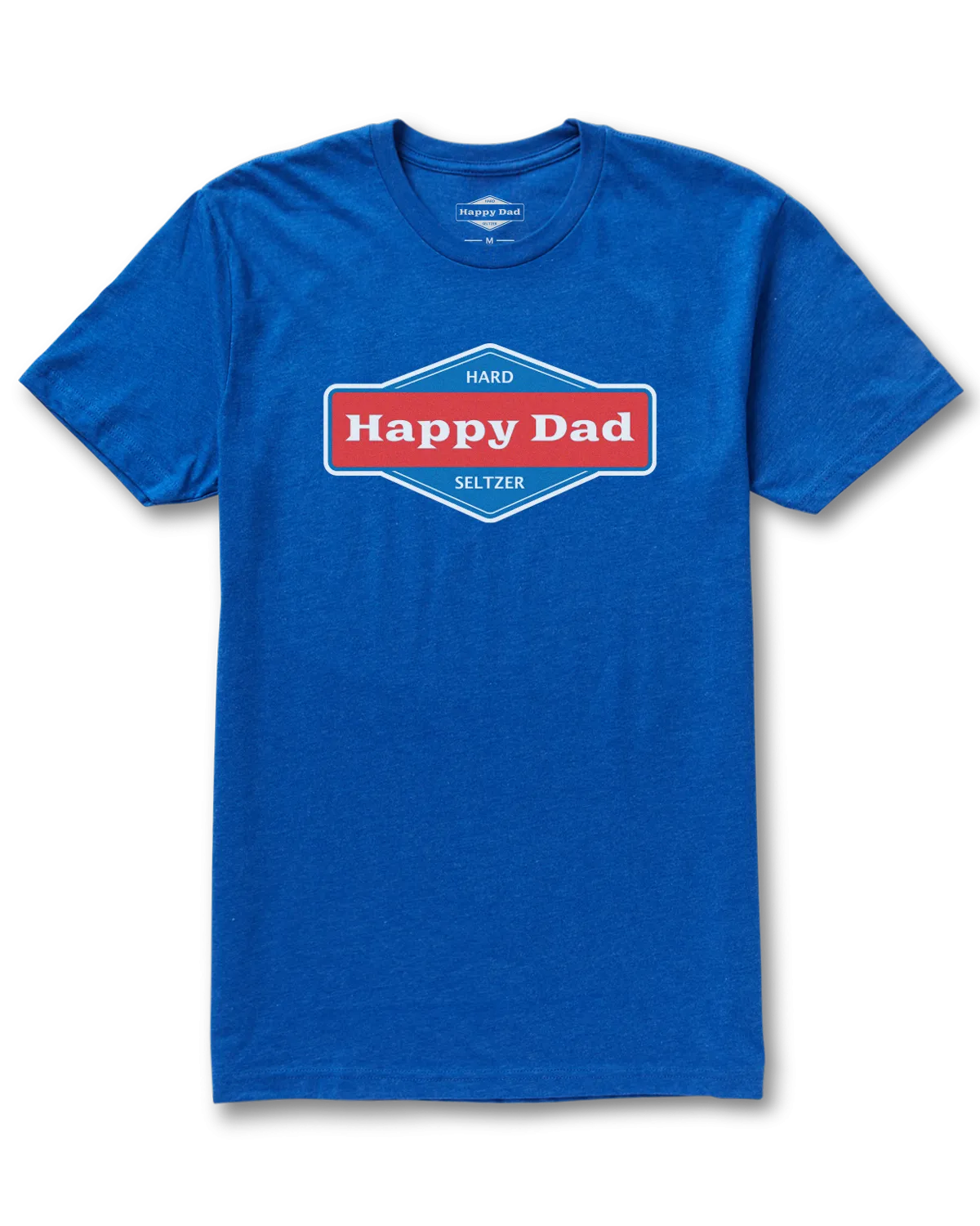 Happy Dad Front Logo Tee (Royal)