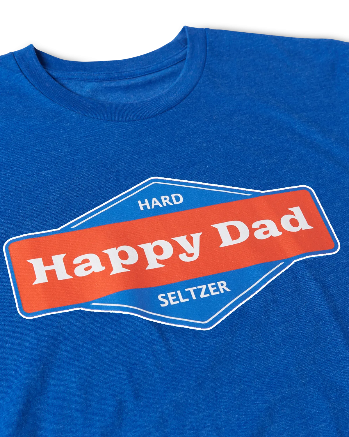 Happy Dad Front Logo Tee (Royal)