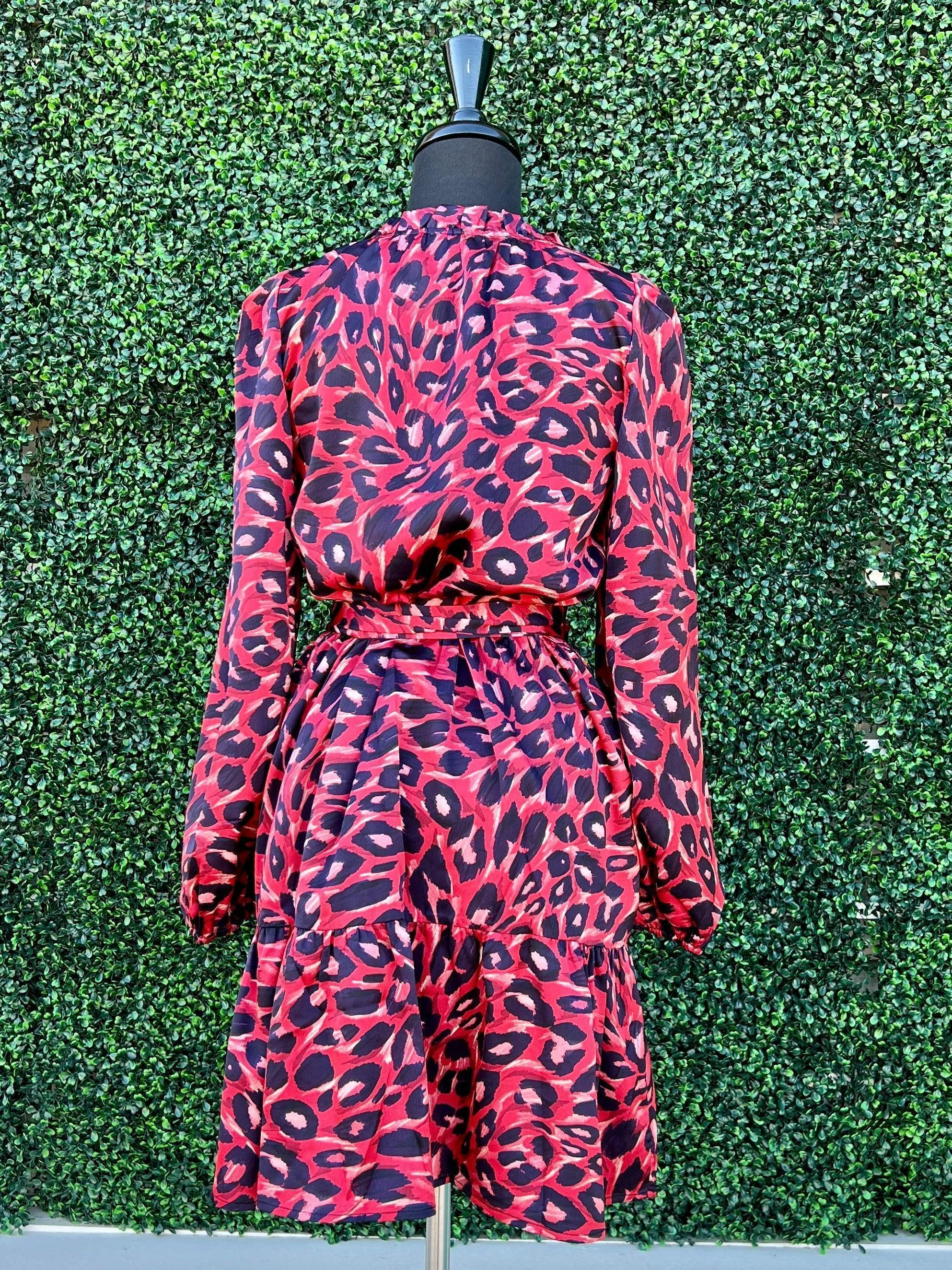 Holiday Leopard Dress