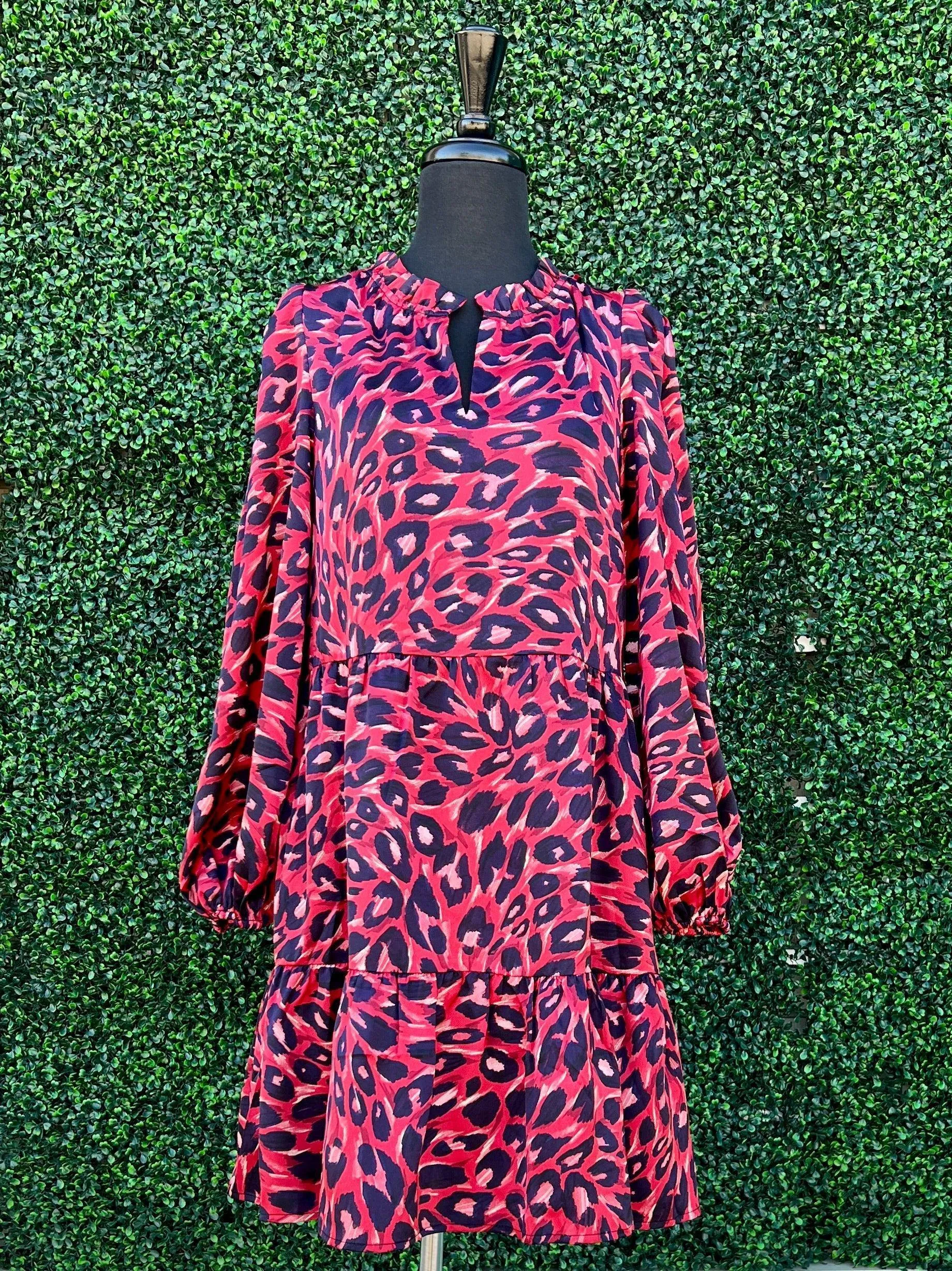 Holiday Leopard Dress