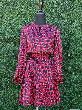 Holiday Leopard Dress