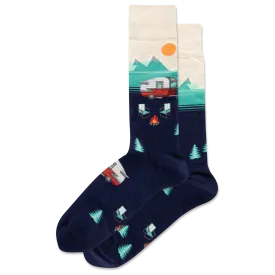 HOTSOX Men's Camper Scene Crew Socks