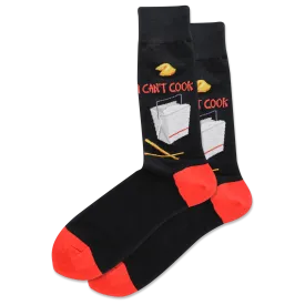 HOTSOX Men's I Can't Cook Crew Socks