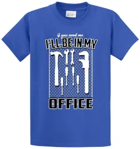 I'll Be In My Office Printed Tee Shirt