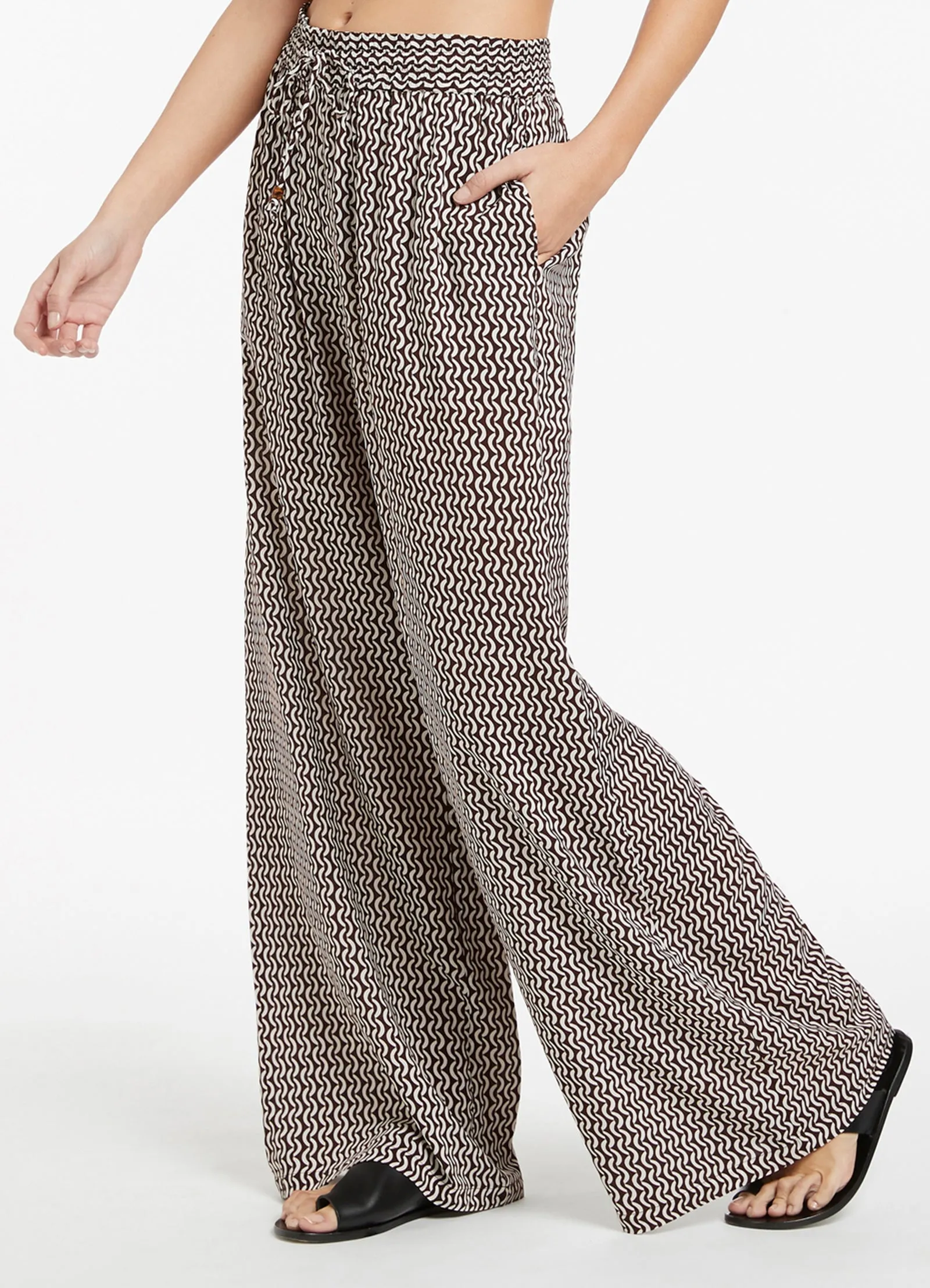 Ipanema Wide Leg Pant - Chocolate