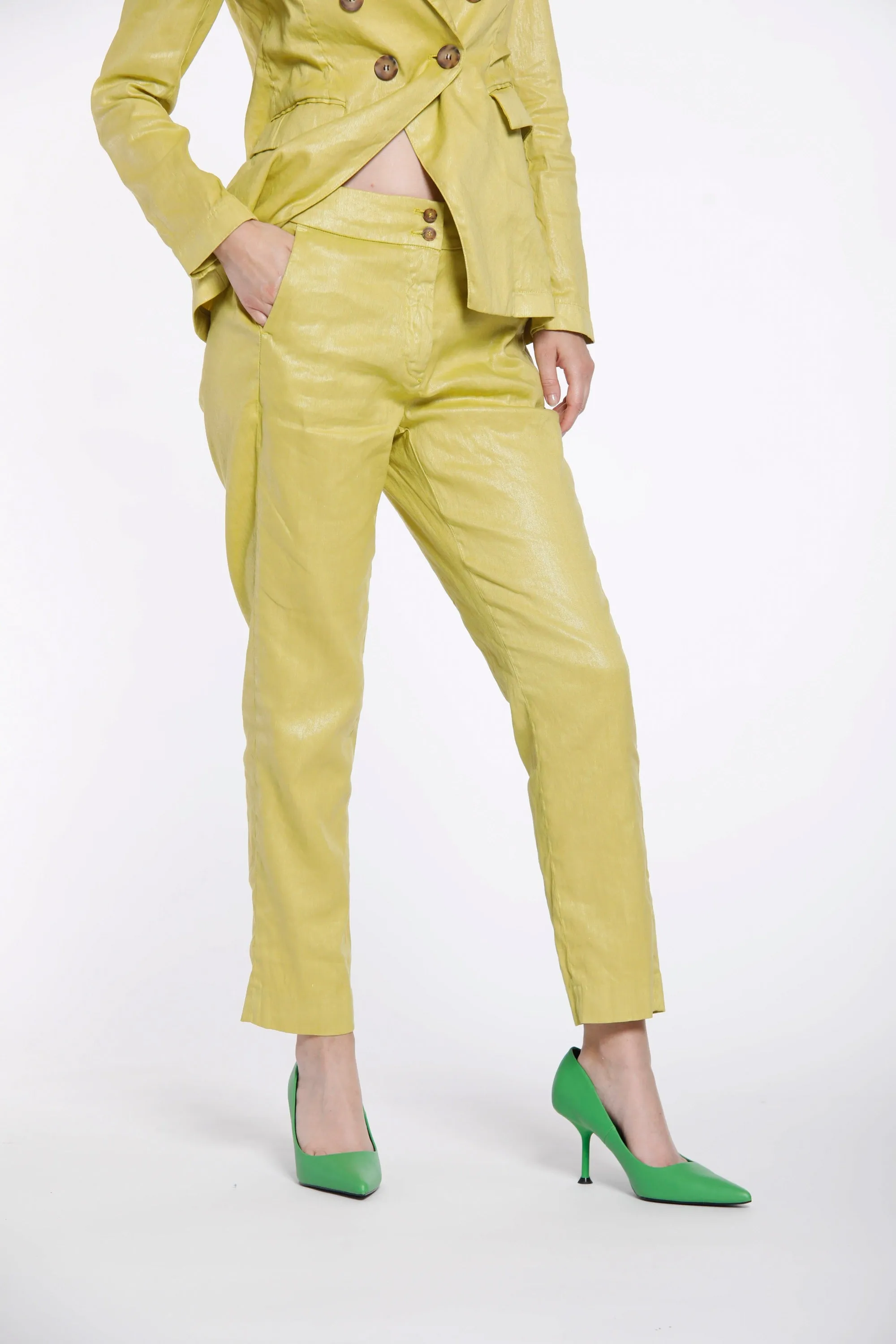 Iris Jog pantalone chino donna in resca curvy