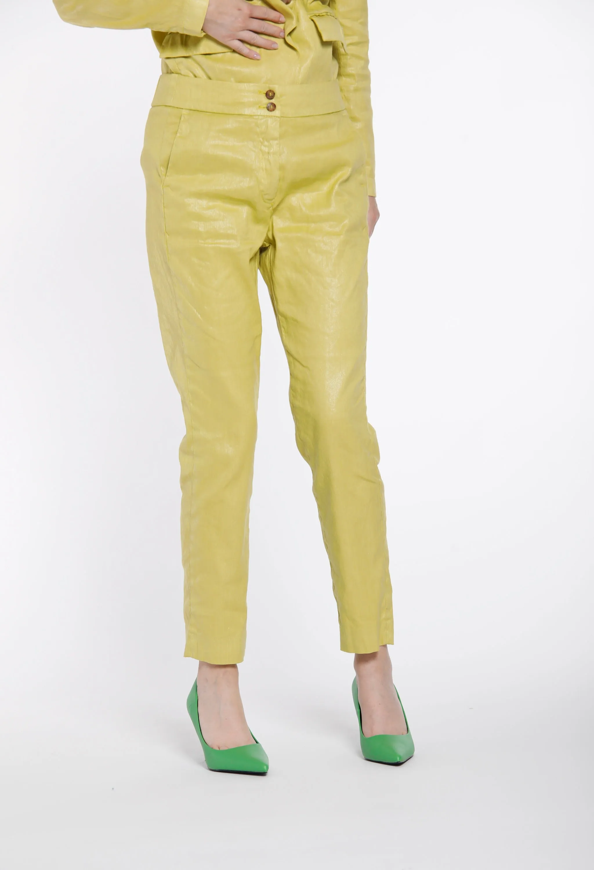 Iris Jog pantalone chino donna in resca curvy