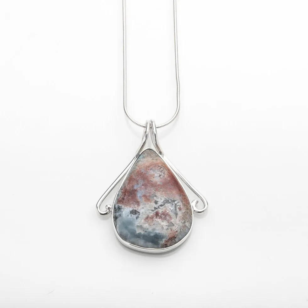 Larimar Specimen Pendant Kilauea