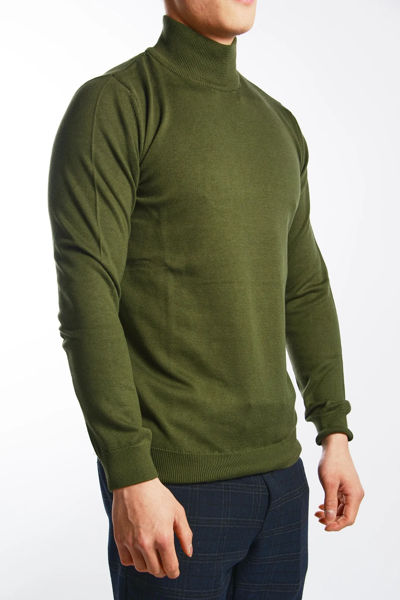 Leeds Slim Fit Mockneck Euro Sweater