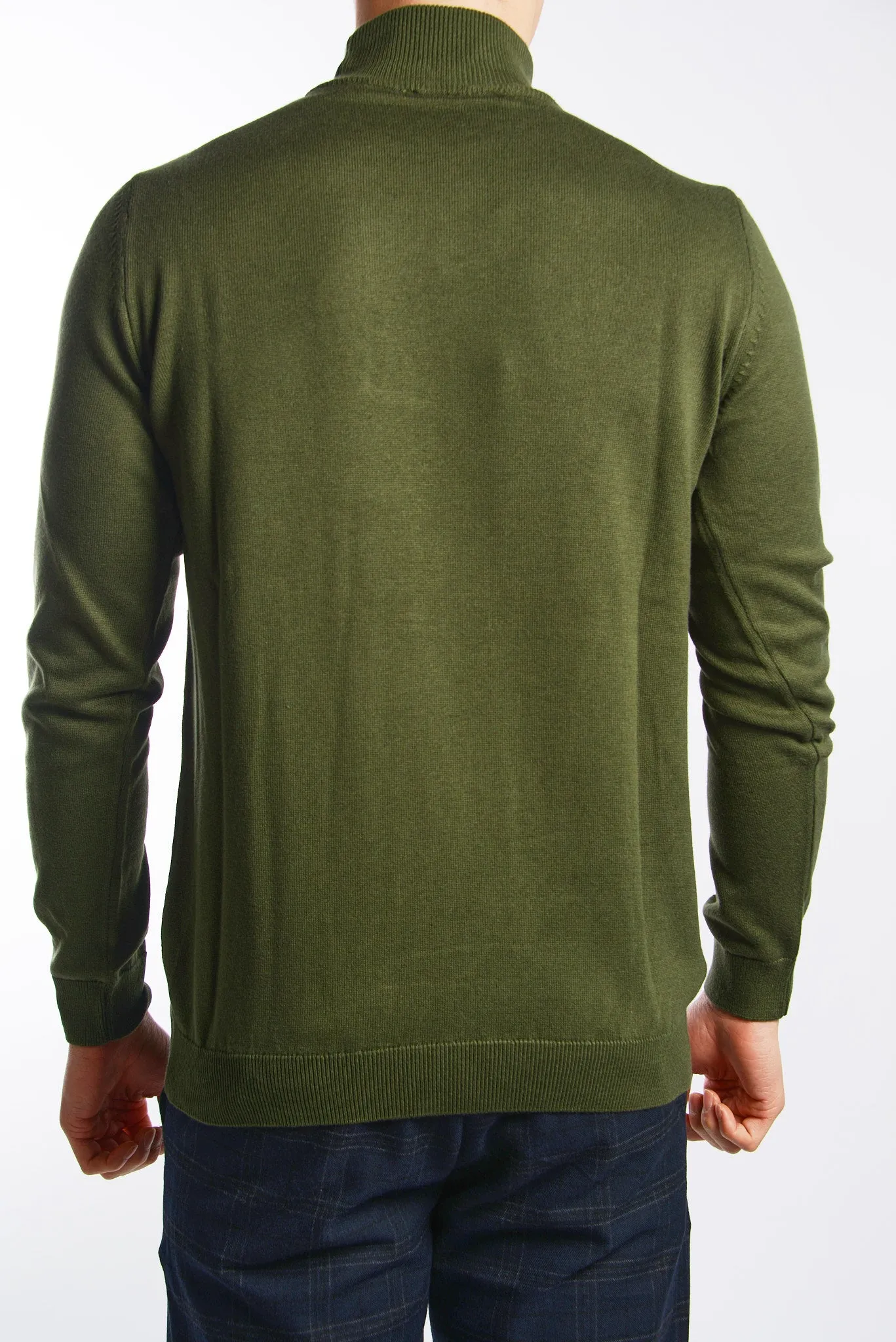 Leeds Slim Fit Mockneck Euro Sweater