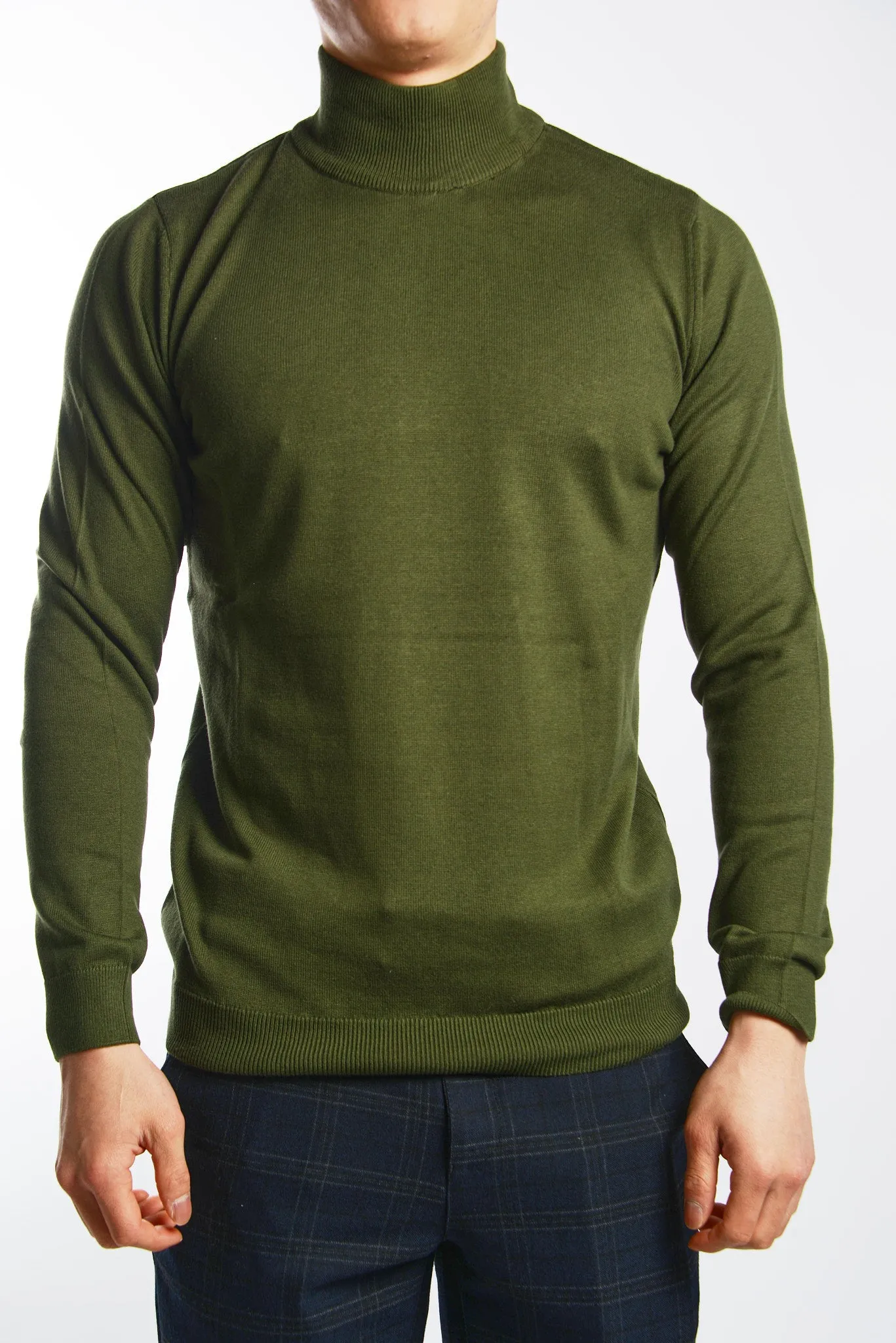 Leeds Slim Fit Mockneck Euro Sweater