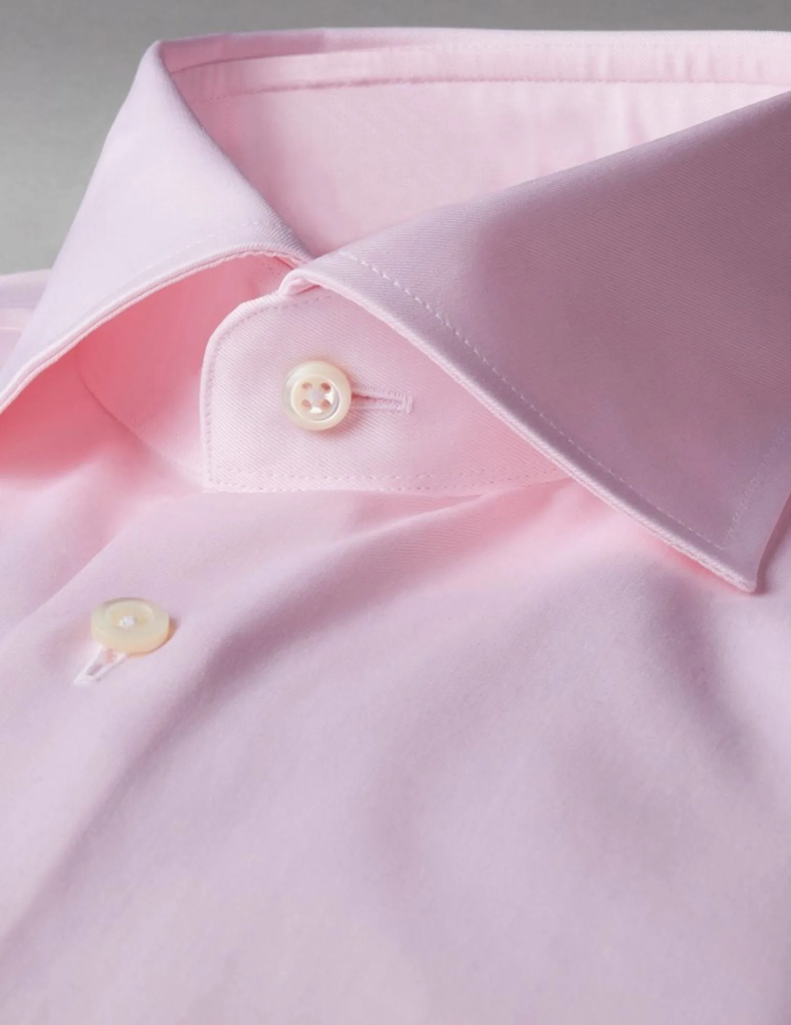 Light Pink Twill Shirt | Fitted Body