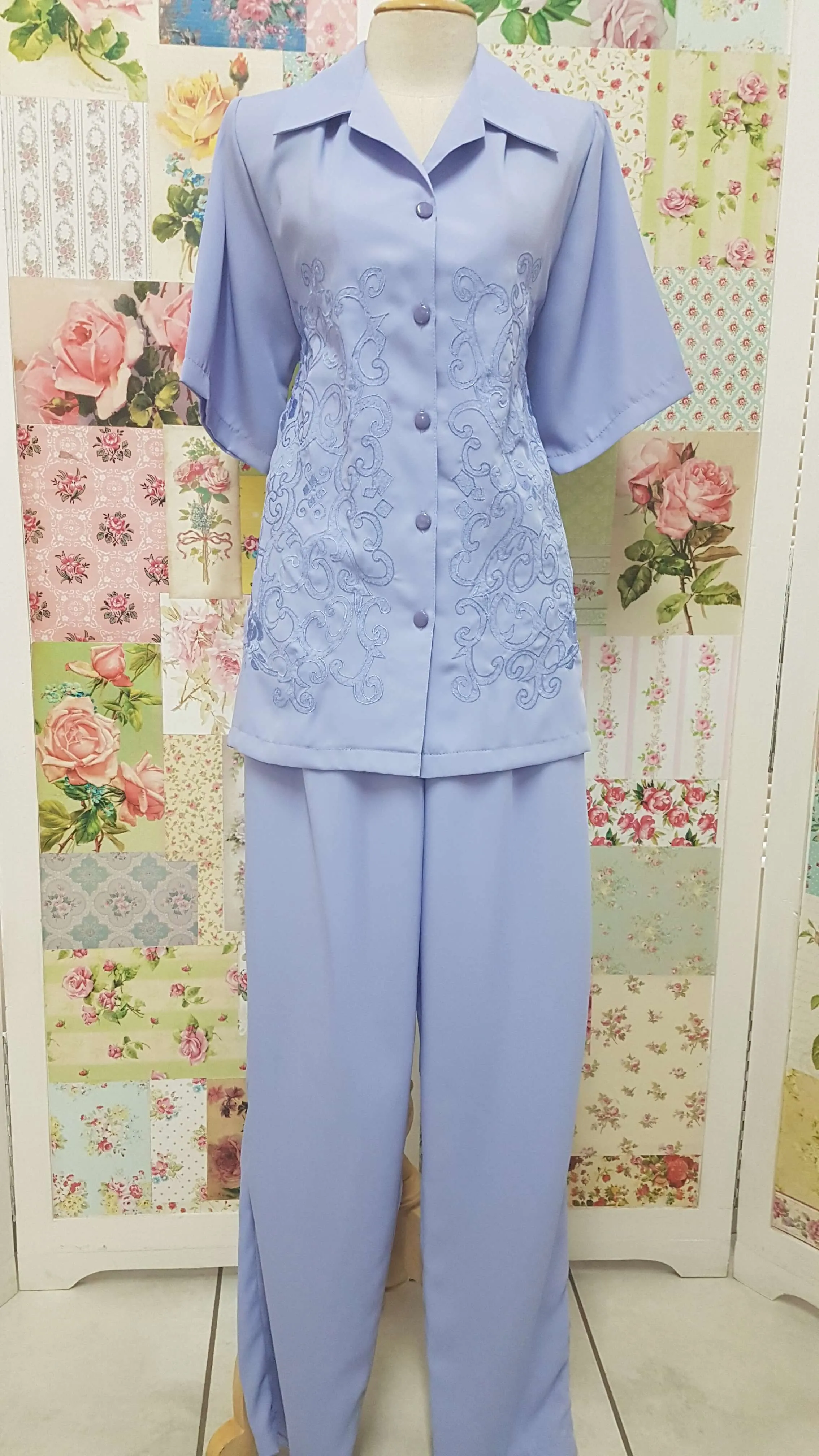 Lilac 2-Piece Pants Set BS016