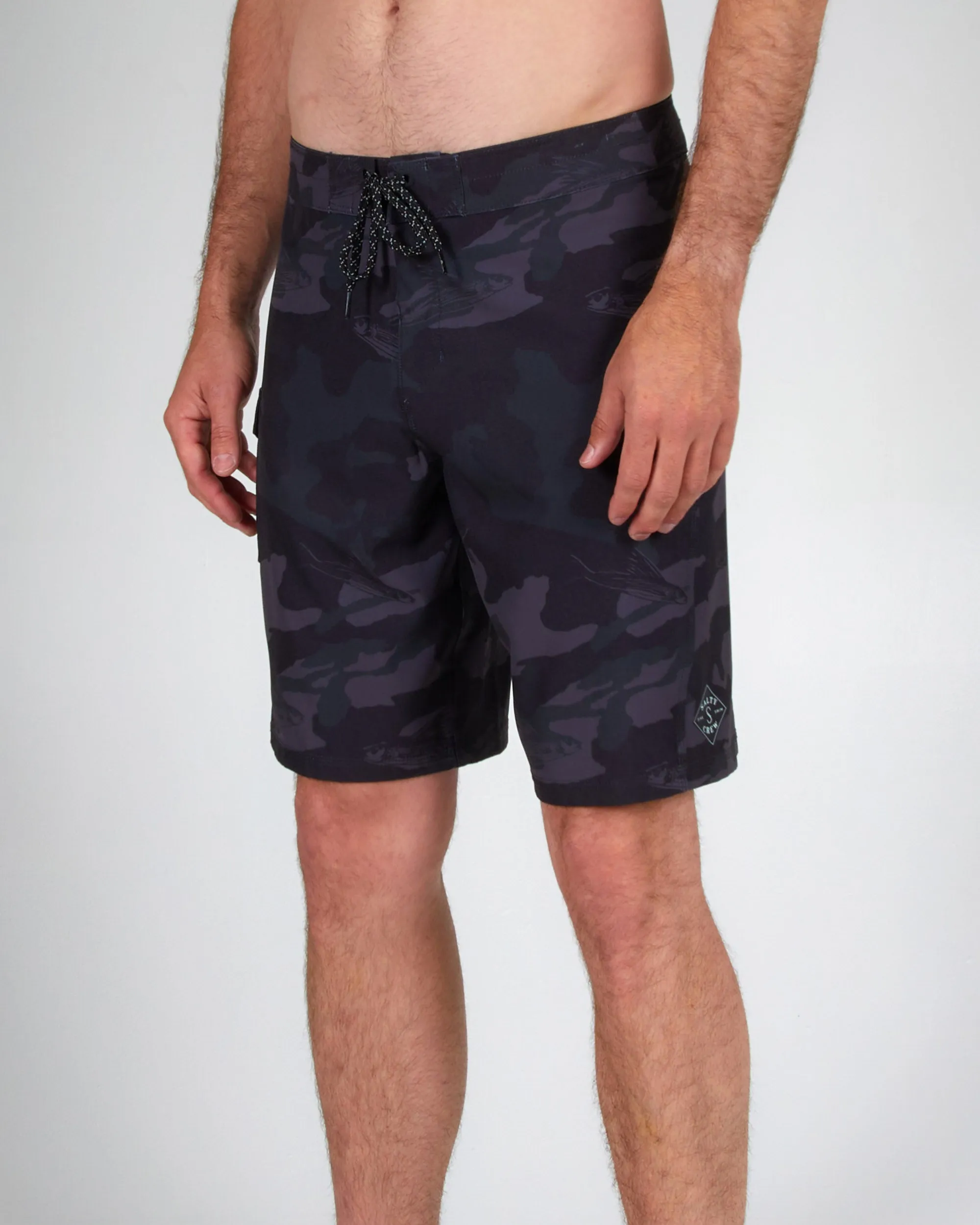 Lowtide Black Camo Boardshort