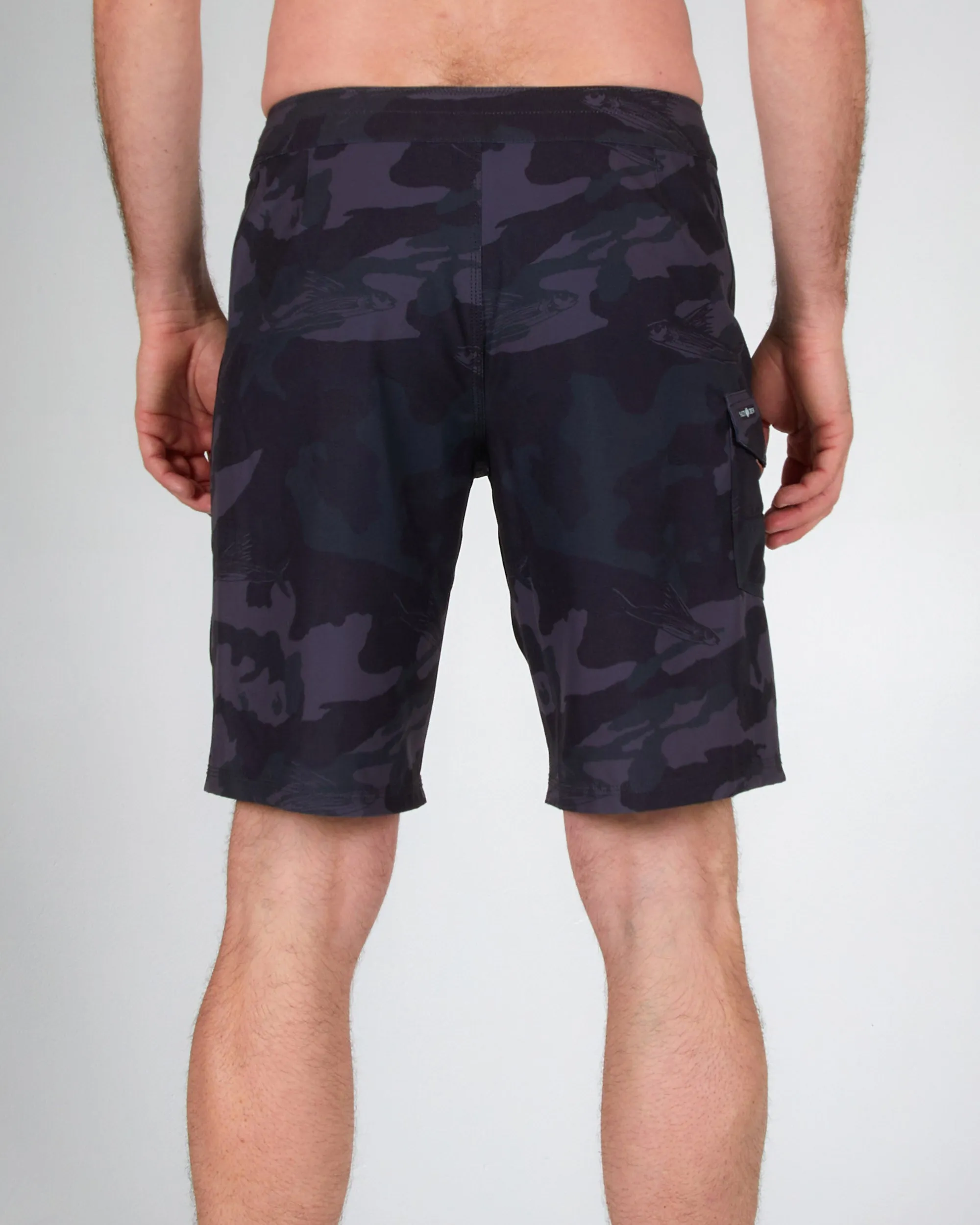 Lowtide Black Camo Boardshort