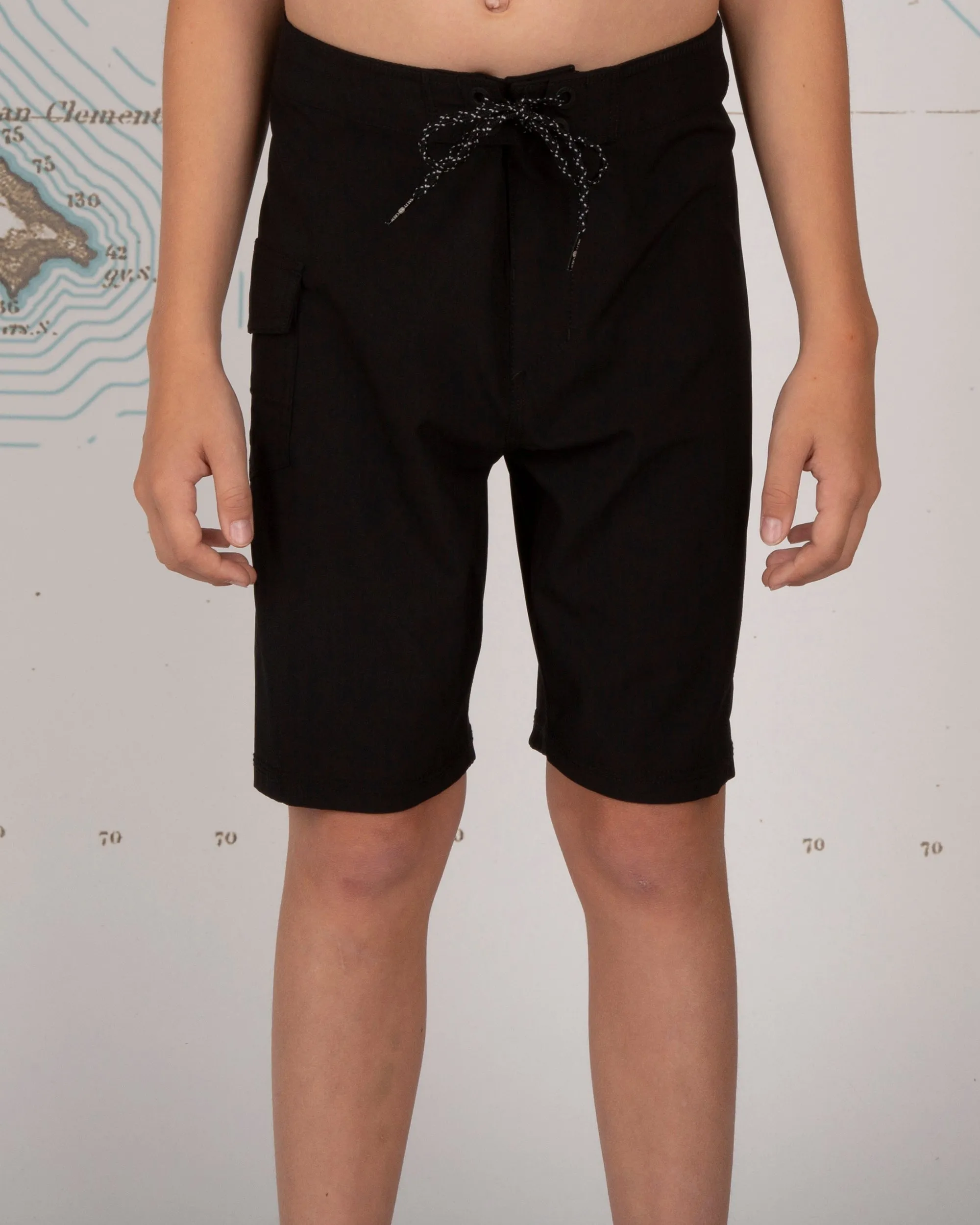 Lowtide Boys Black Boardshort