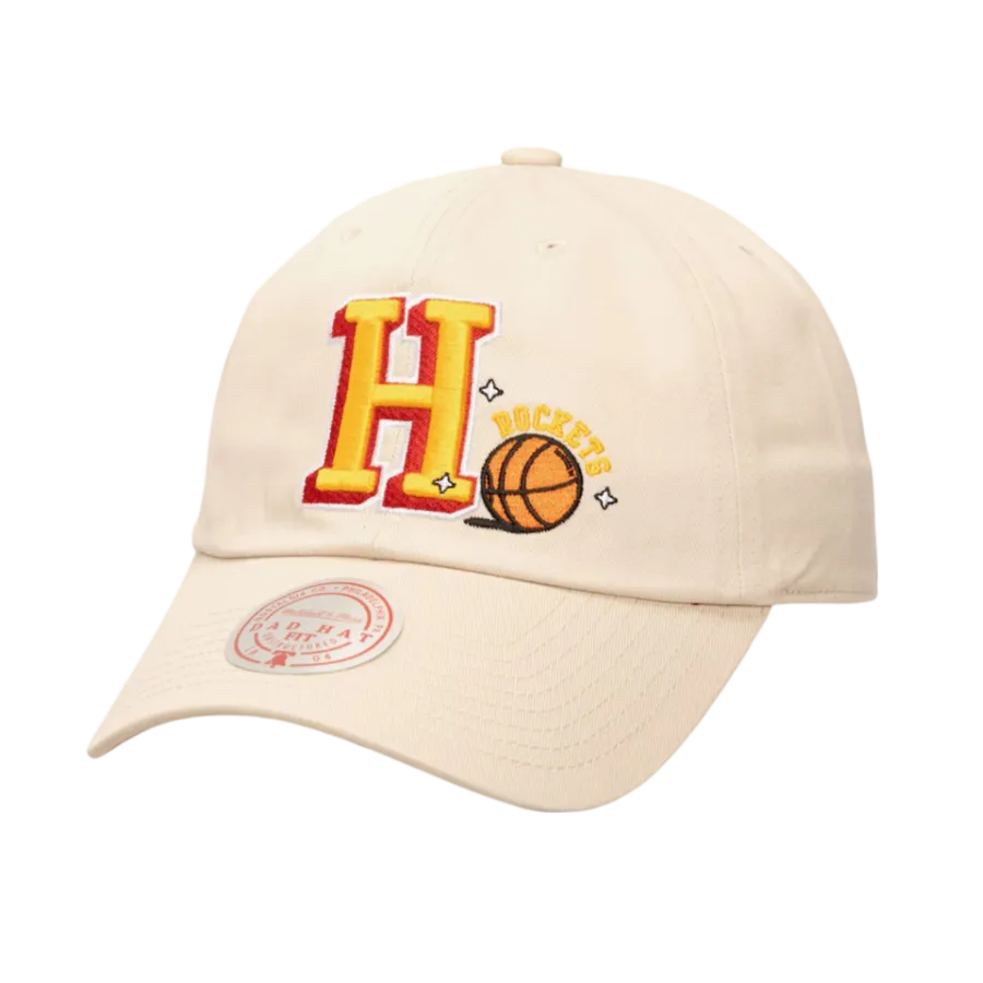 Men's Houston Rockets Mitchell & Ness HWC Sswagger Adjustable Cap