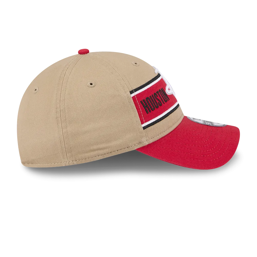 Men's Houston Rockets New Era 9TWENTY 2024 NBA Draft Adjustable Cap