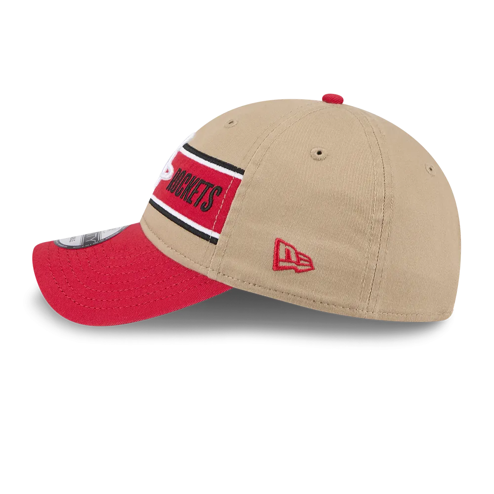 Men's Houston Rockets New Era 9TWENTY 2024 NBA Draft Adjustable Cap