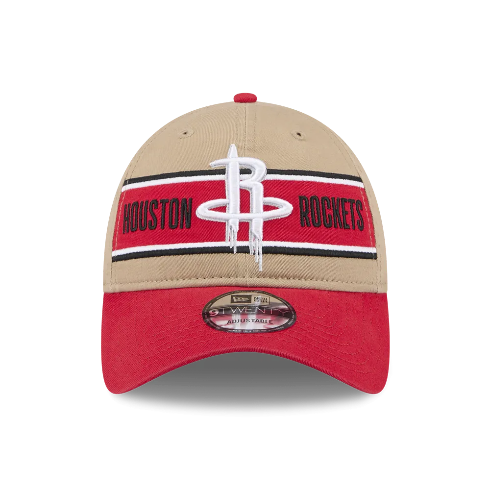 Men's Houston Rockets New Era 9TWENTY 2024 NBA Draft Adjustable Cap