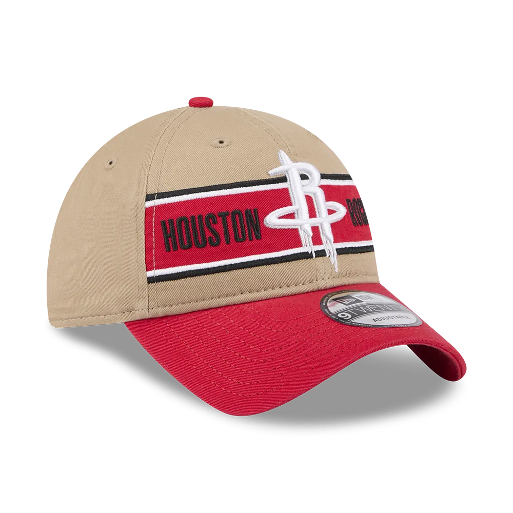 Men's Houston Rockets New Era 9TWENTY 2024 NBA Draft Adjustable Cap