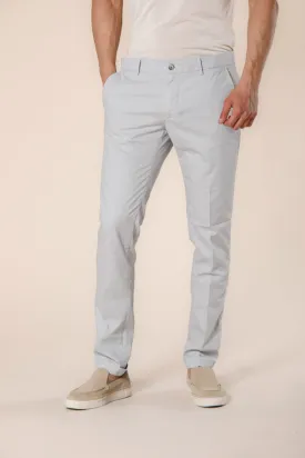 Milano Style pantalone chino uomo in gabardina stretch extra slim fit ①