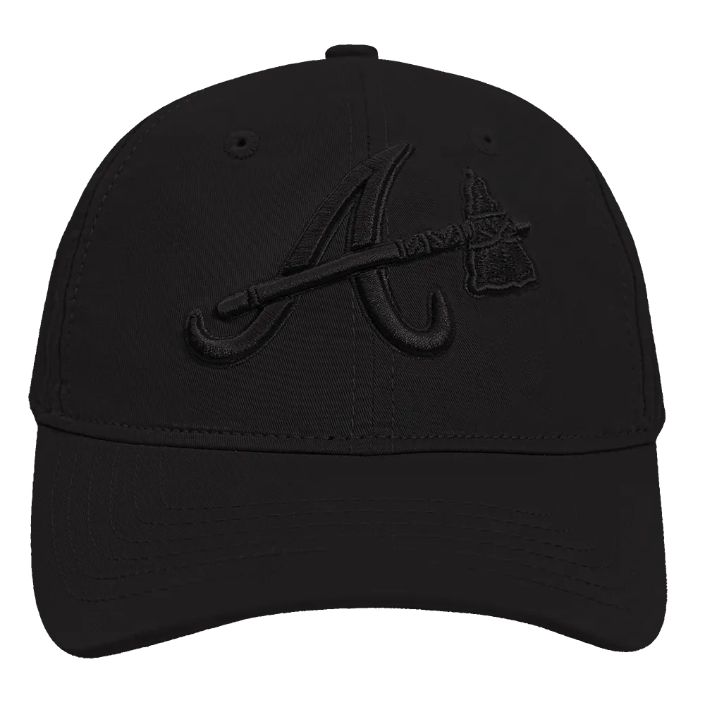 MLB ATLANTA BRAVES NEUTRAL MEN'S DAD HAT (BLACK)