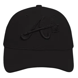 MLB ATLANTA BRAVES NEUTRAL MEN'S DAD HAT (BLACK)