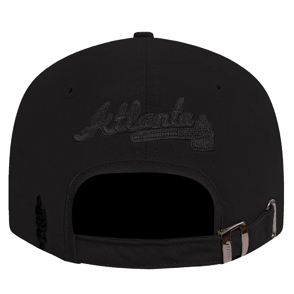 MLB ATLANTA BRAVES NEUTRAL MEN'S DAD HAT (BLACK)