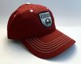 National Park Geek Crimson Hat (Shipping NOT included - US shipping via USPS only)