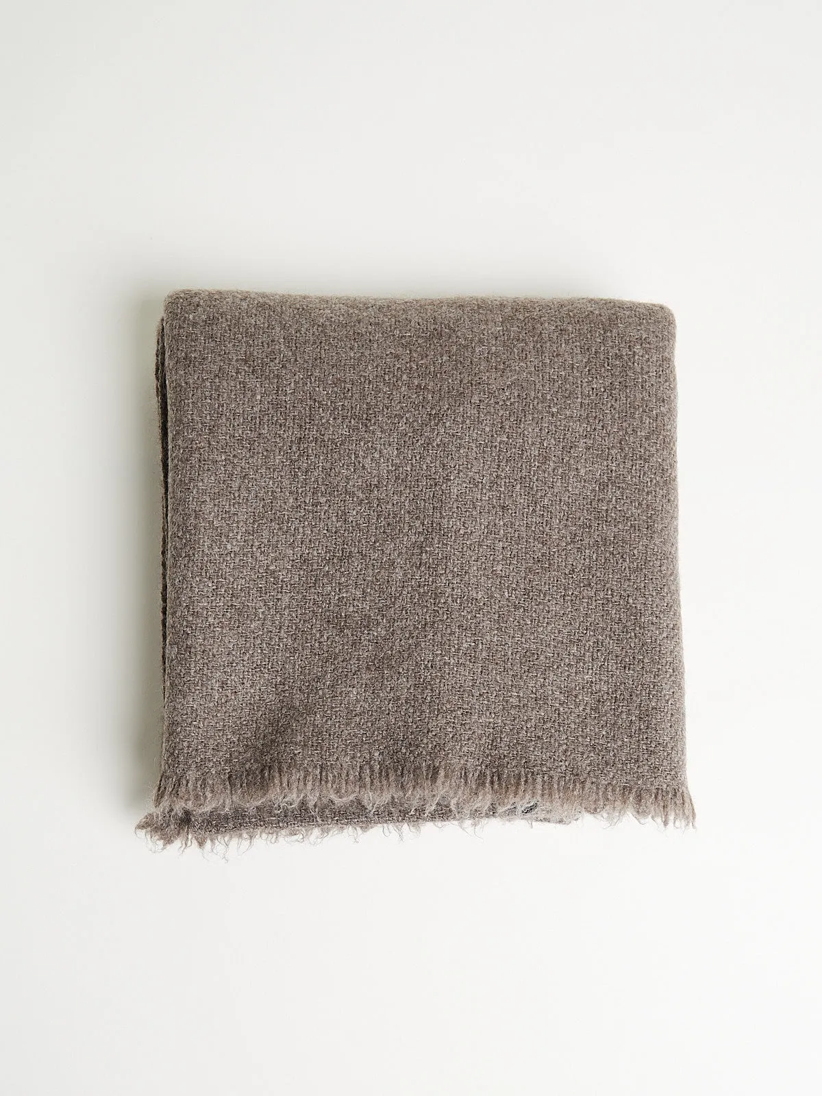 Nomad Net Scarf in Natural Yak Grey