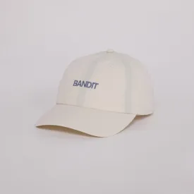 Nylon Dad Hat - Cream with Smokey Blue