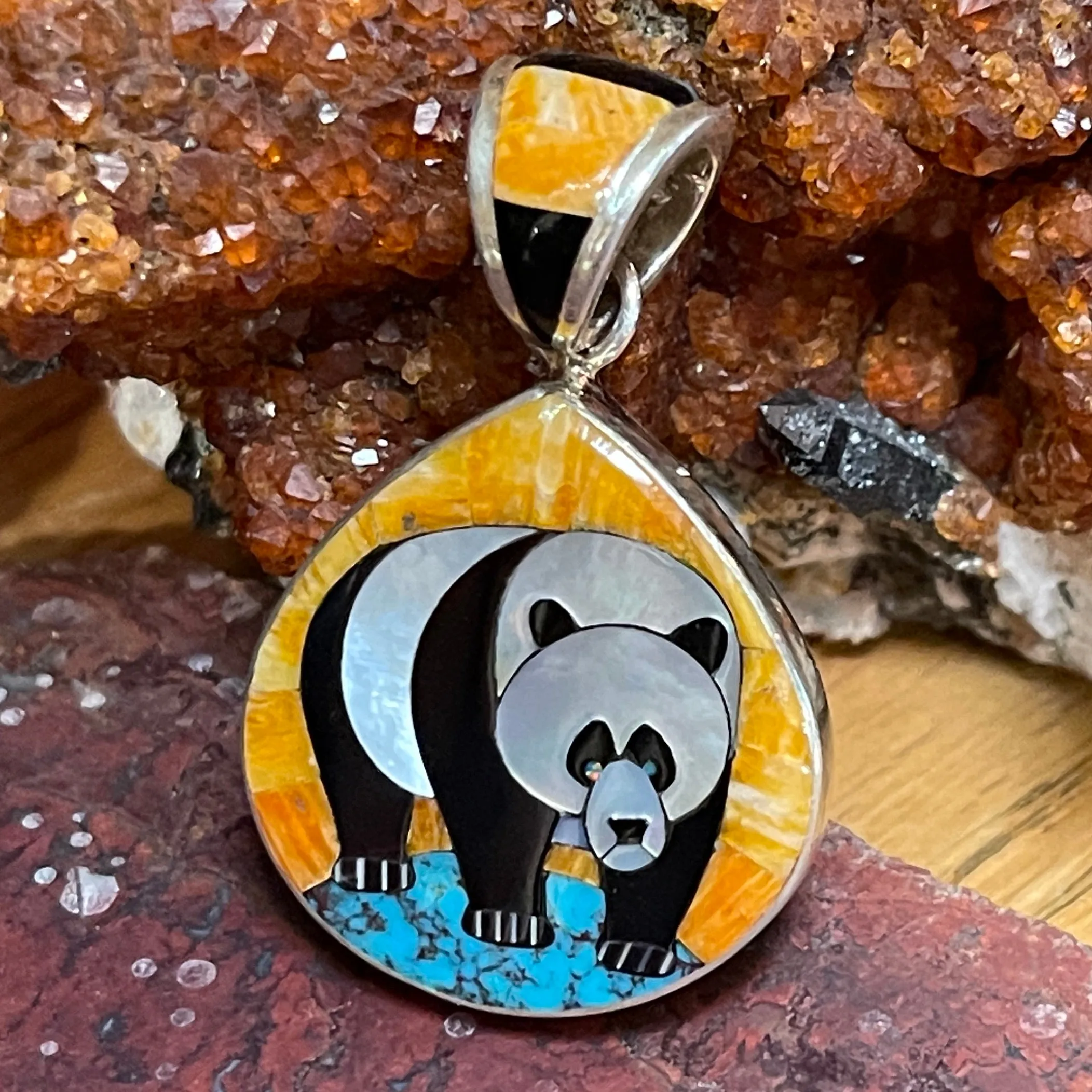 Optimized Panda Teardrop Pendant